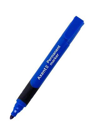 Маркер axent permanent comfort grip 2542-a, 2 мм круглый синий (2542-02-a)