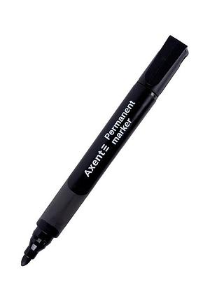 Маркер axent permanent comfort grip 2542-a, 2 мм круглый черный (2542-01-a)
