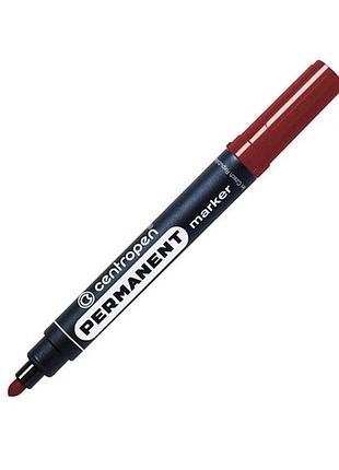 Маркер centropen permanent 8566 2,5 мм круглий коричневий (8566/07)