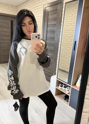 Стильний лонг chrome hearts 5