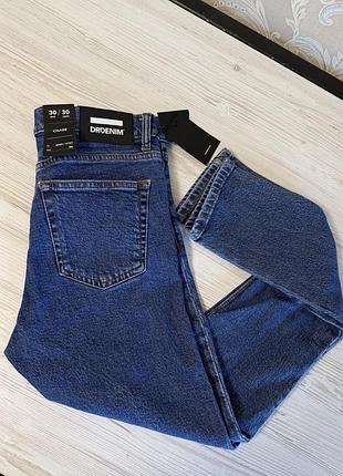 Класичні чоловічі сині джинси dr. denim , модель: chase , звуженого крою (slim fit або skinny), розмір 30 / 30