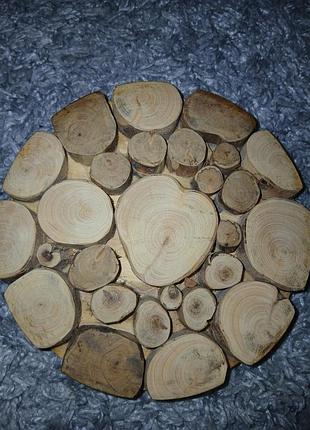 Підставка під гаряче дерево 15×2.5см