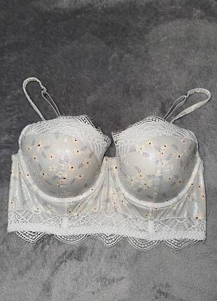Подовжений бюстгальтер-корсет (longline bra) лінійки dream angels demi doubke