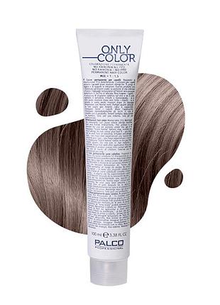 Крем-краска для волос безаммиачная only color № 6.18 коричневый palco, 100 мл