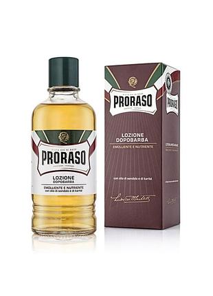 Лосьйон після гоління proraso after shave lotion nourish sandalwood 400 мл