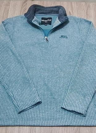 Брендовий чоловічий фліс weird fish newark 1/4 zip grid fleece (розмір m)