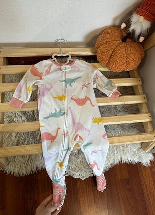 Флісовий чоловічок carter’s 🦖 розмір 80(9-12м) раджу раніше стан- чудовий