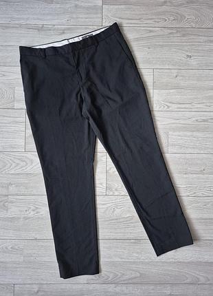 Мужские брюки, брюки h&amp;m slim черные