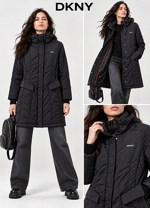 Куртка парка утепленная dkny осень-весна