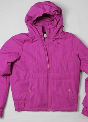 Рожева жіноча куртка nike eur 44( m)