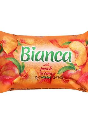 Мило туалетне персик 140г тм bianca