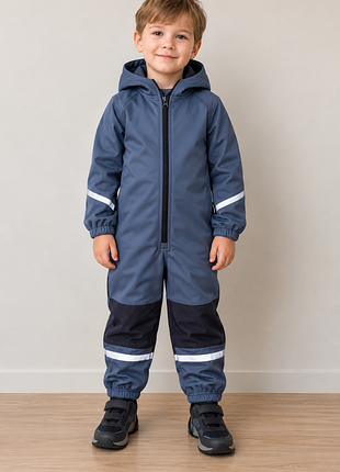 Софтшел комбинезон lupilu на флисе, размер 86/92 (1–2 года) softshell