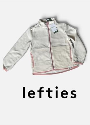Lefties флісова молочна кофта для дівчинки на 7-8 років (зріст 128 см)