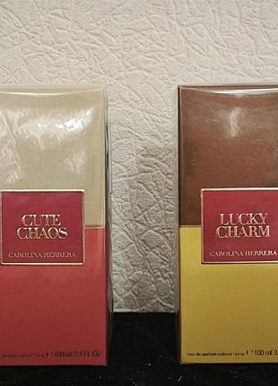 Cute chaos carolina herrera i lucky charm по 100мл