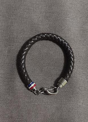 Кожаный браслет tommy hilfiger