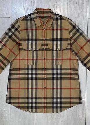 Женская оригинальная хлопковая рубашка burberry london size m