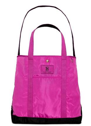 Сумка victoria’s secret tote bag шоппер шопер оригінал малинова рожева тоте