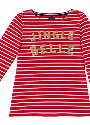 Лонгслів лонг joules pre-owned long sleeved top - red