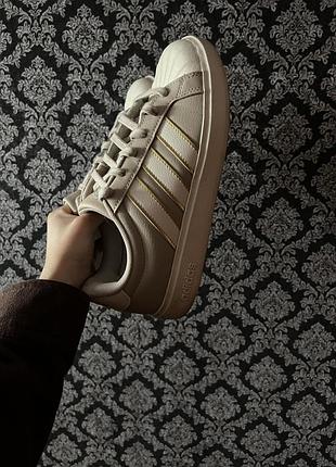 Кросівки жіночі adidas superstar wonder beige / off white / gold metallic 36 розмір, 23 см