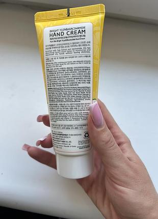 Крем для рук esfolio pure skin yuja and niacinamide hand cream з екстрактом юдзу і ніацинамідом 2