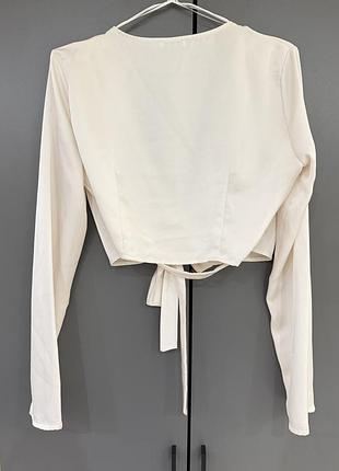 Атласний топ bershka 3