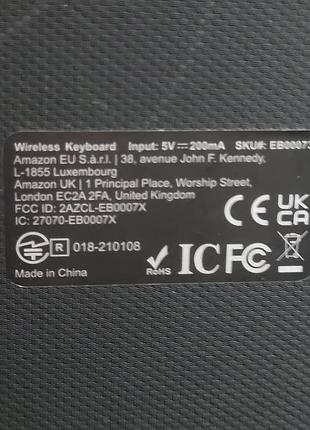 Оригинальный чехол клавиатура amazon fire hd 10 (11th gen) / bluetooth клавиатура 10