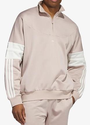Спортивна кофта чоловіча adidas бежева оверсайз xl