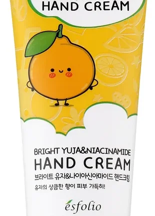Крем для рук esfolio pure skin yuja and niacinamide hand cream с экстрактом юдзу и ниацинамидом