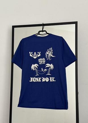 Чоловіча спортивна футболка nike just do it dri fit розмір l