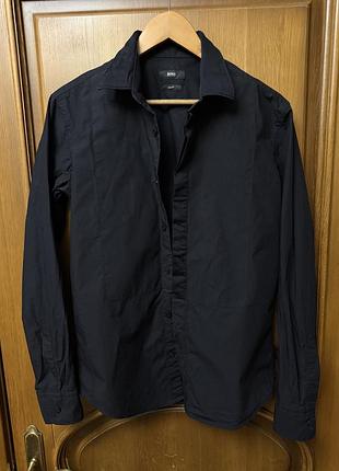 Чоловіча сорочка hugo boss чорна 3