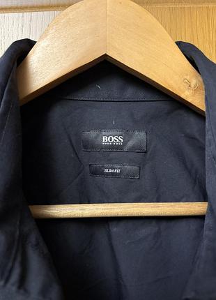 Чоловіча сорочка hugo boss чорна 2