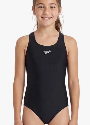 Детский спортивный слитный фирменный купальник speedo на 9-10 лет