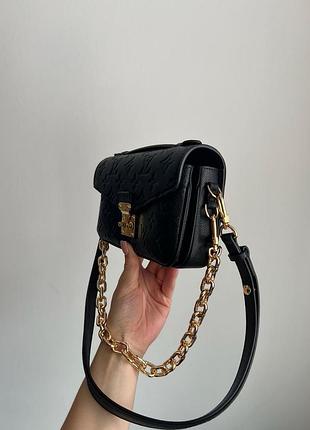 Сумка pochette métis east west bag black 5