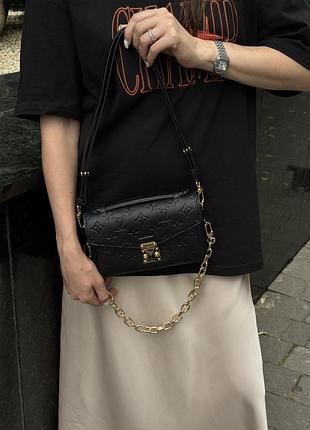 Сумка pochette métis east west bag black 2