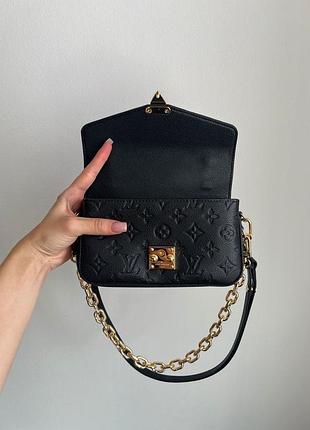Сумка pochette métis east west bag black 9