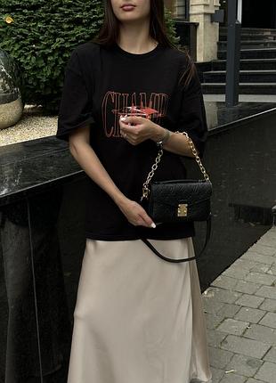 Сумка pochette métis east west bag black 3