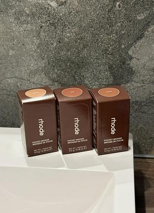 Бронзер rhode pebble , sunbed, bake