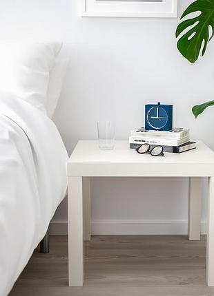 Білий журнальний столик ikea lack 55 x 55 см  304.499.08 белый журнальный столик ikea lack