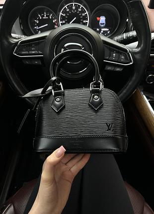 Сумка nano alma epi leather black