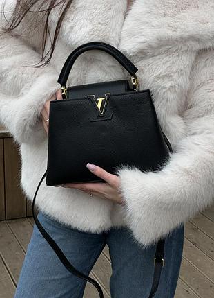 Сумка capucines bb black/gold