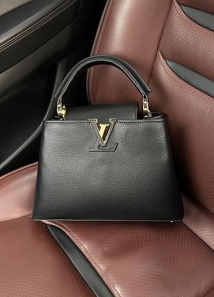 Сумка capucines bb black/gold 6