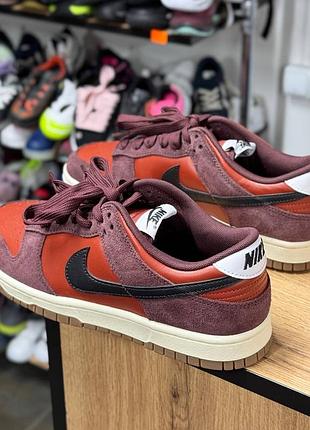 Кросівки nike dunk low retro se bordo 2