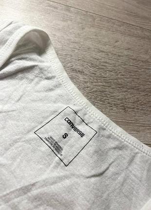 Мужская белая майка converse 3