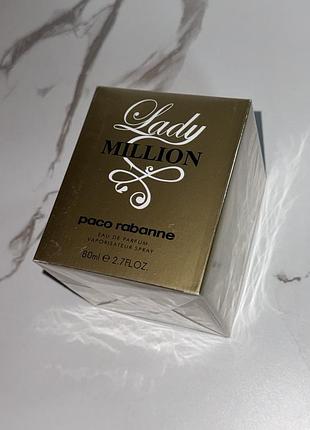 Парфуми rabanne lady million духи 80 мл парфюм шлейфовий аромат