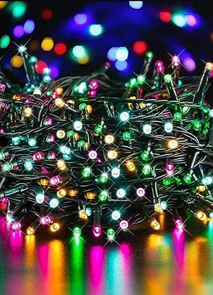 Rgb-гірлянда 12 м fairy lights різнобарвна гірлянда для вулиць/будиночка