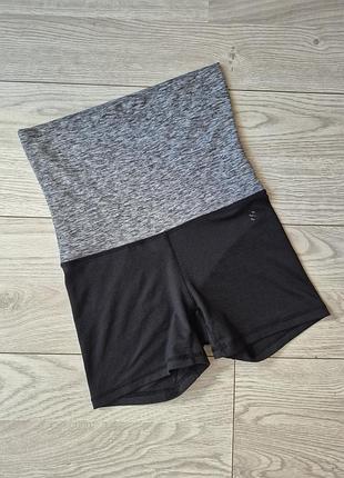 Женские спортивные шорты h&amp;m sport с высоким эластичным поясом