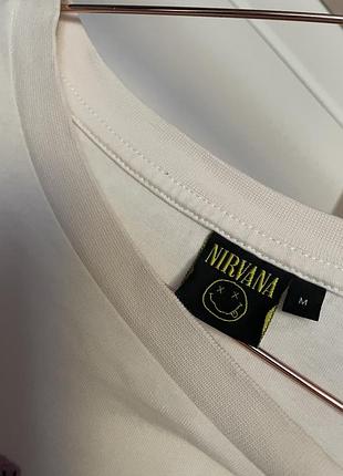 Жіноча футболка nirvana c&a (м), мерч нірвана 4