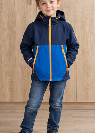 Детская куртка softshell sinsay 134 см, на флисе, идеальное состояние