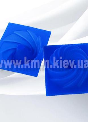Силіконова форма кекс спіральний (1 форма, планшет 6шт.) - планшет (6 шт.)