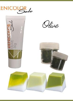 Пігмент оливка (оливкового) zenicolor solo -30г